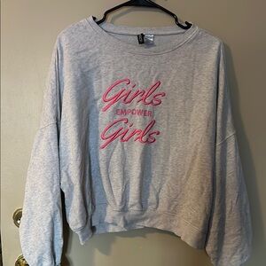 Gray Empowerment Sweater